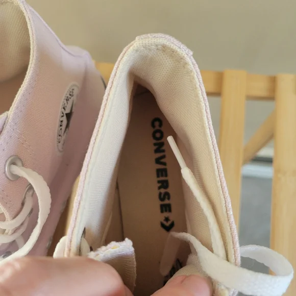 Converse All Stars Chuck Taylor High Tops Size 10.5 Light Pink - Picture 8 of 10